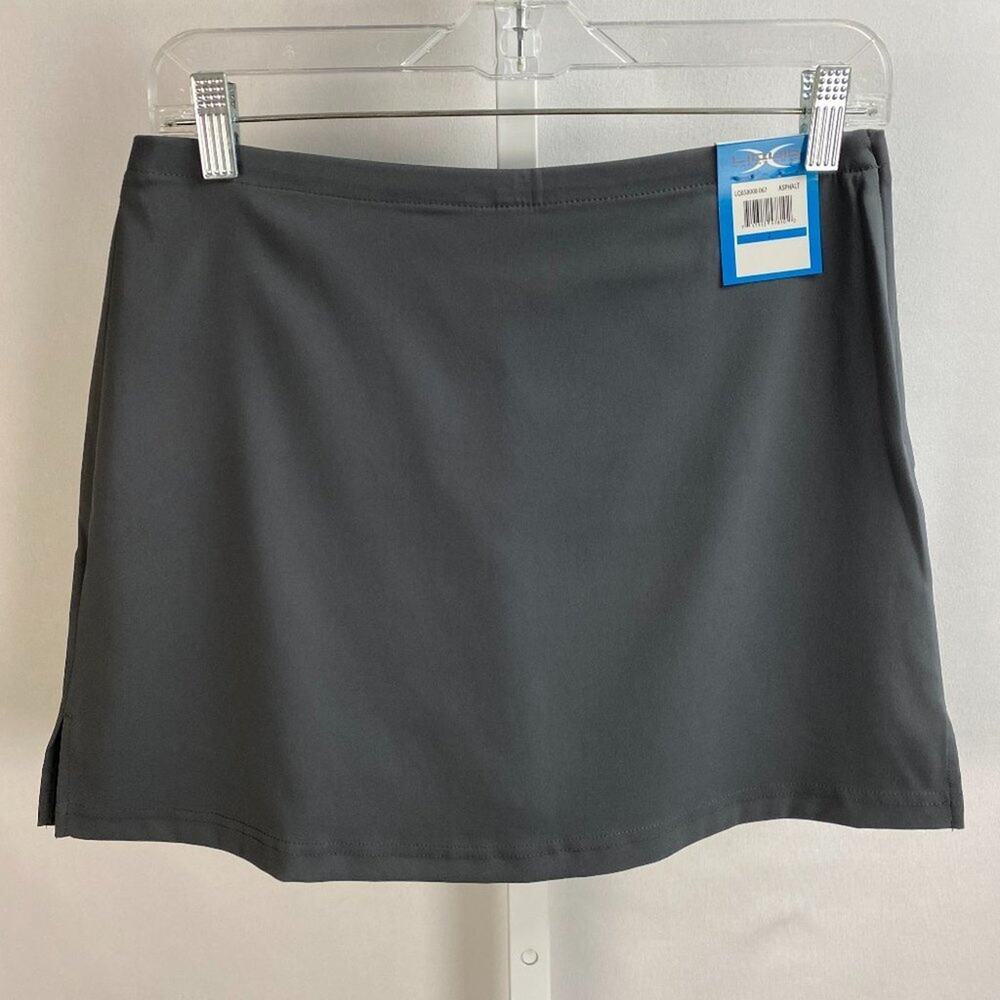 NWT Boat Bum Skort Liquid Yacht Wear sz 2 Asphalt Gray Skirt